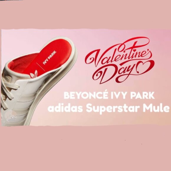 Brand New adidas Superstar Mule Beyonce Ivy Park Ivy Heart - Picture 2 of 14